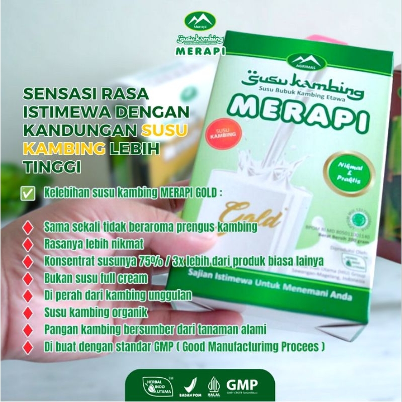 

Susu Kambing Etawa GOLD PREMIUM | Susu Kambing Etawa Merapi Murni Susu tanpa Tambahan Krimer