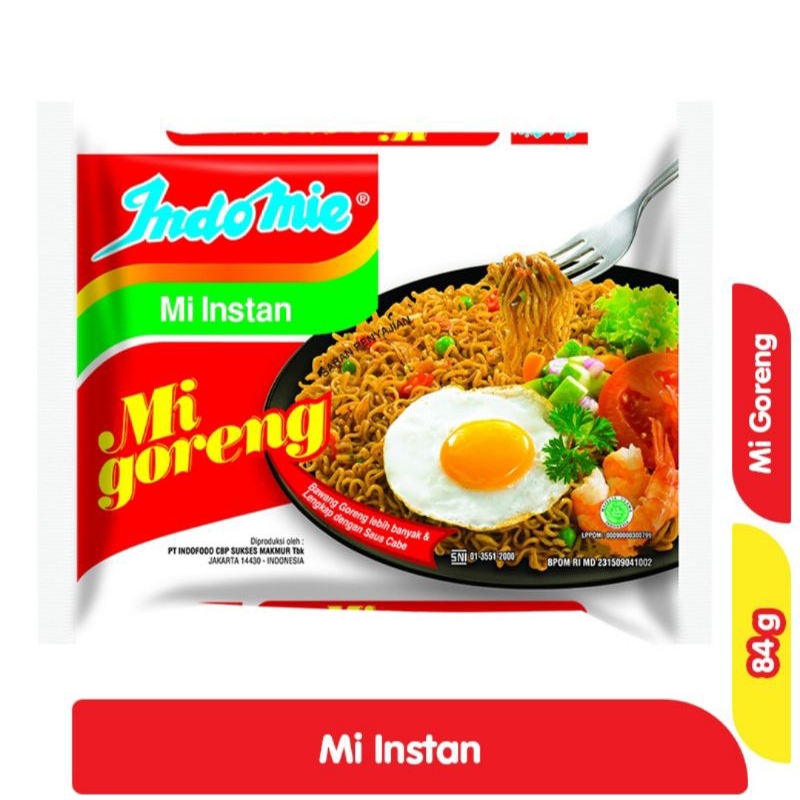 

Indomie goreng dan kuah 5 pcs, silahkan tulis di keterangan untuk goreng atau kuahnya