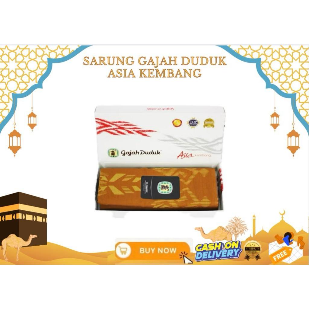 SARUNG GAJAH DUDUK ASIA KEMBANG ORIGINAL