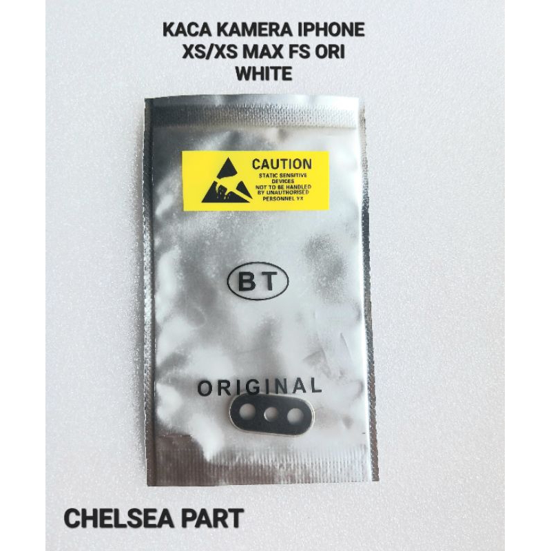 KACA KAMERA/LENSA KACA KAMERA IPHONE XS/XS MAX FS ORI WHITE