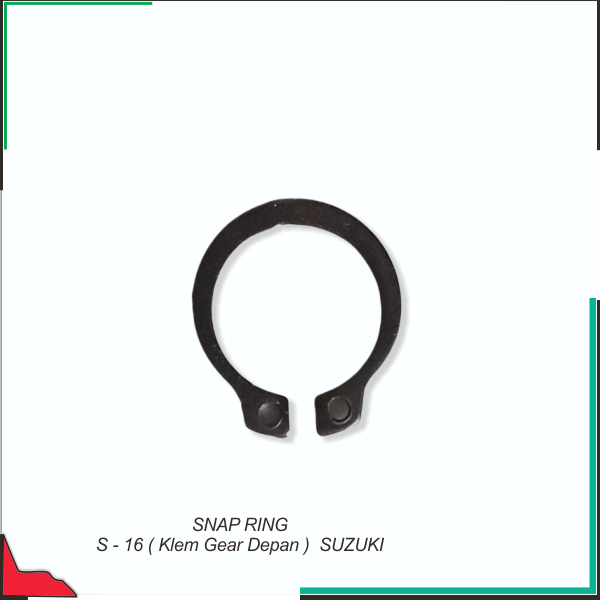Snap Ring S - 16  ( Klem Gear Depan )  Suzuki