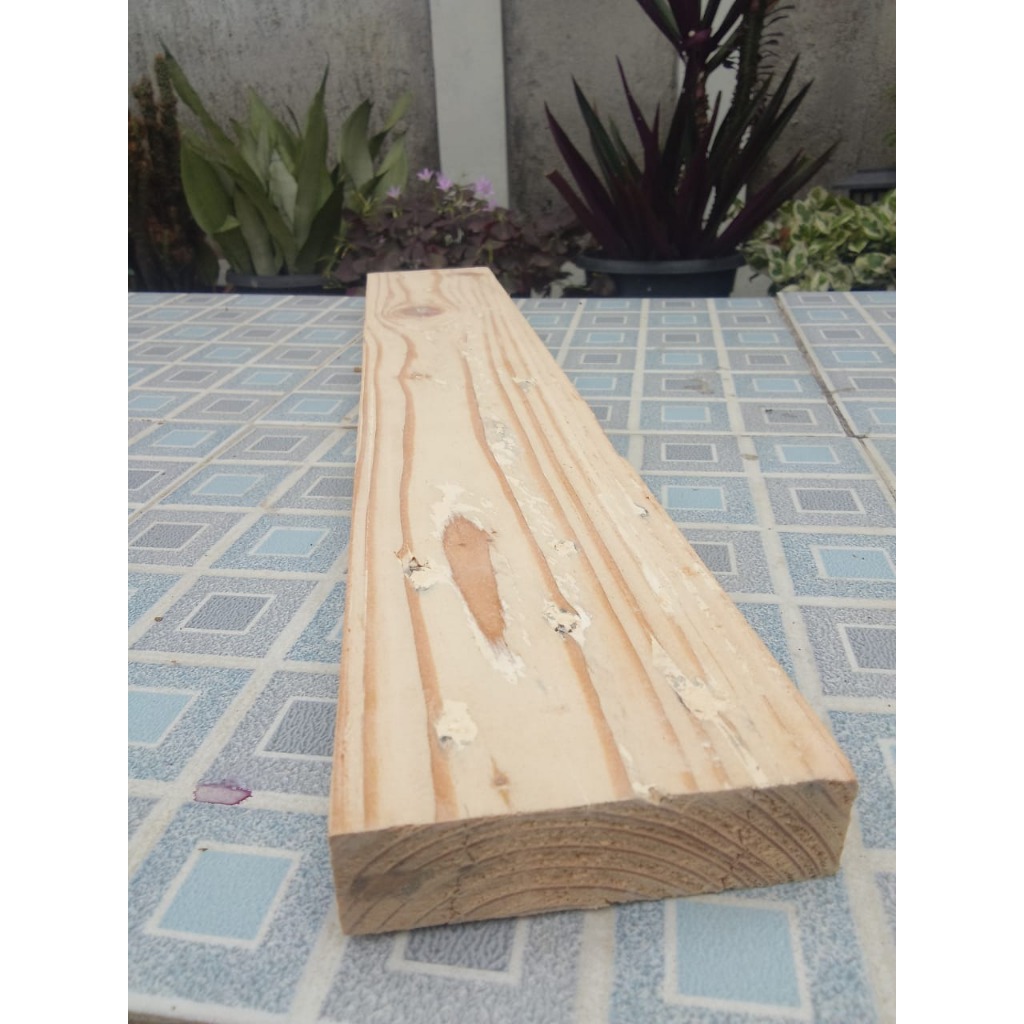 Papan Kayu Jati Belanda tebal 2 cm