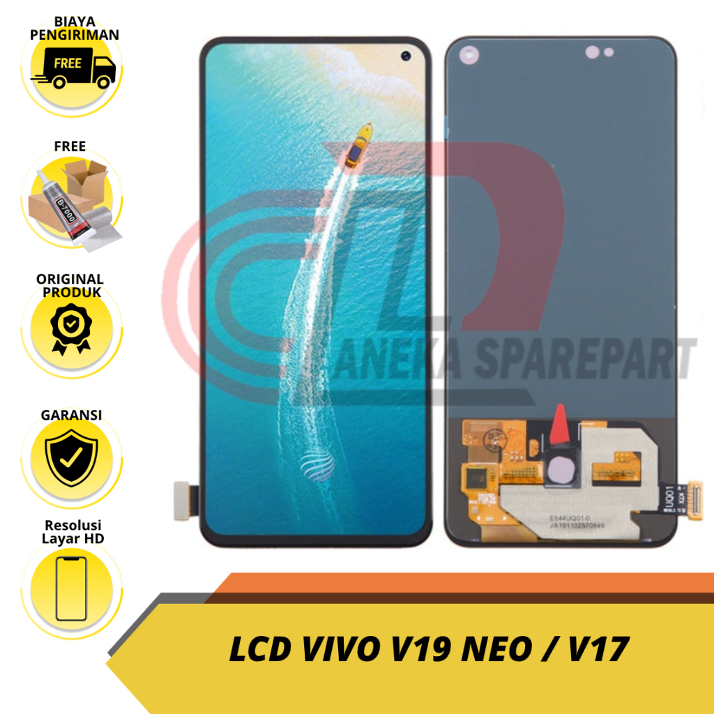 LCD VIVO V19 NEO / V17 OLED ORIGINAL BERGARANSI FREE PACKING