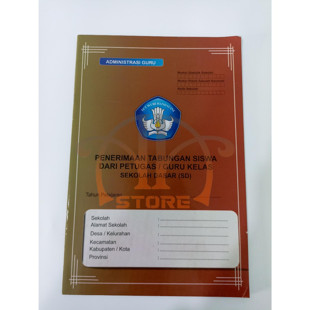 

Buku Administrasi Penerimaan Tabungan Siswa Dari Guru Kelas