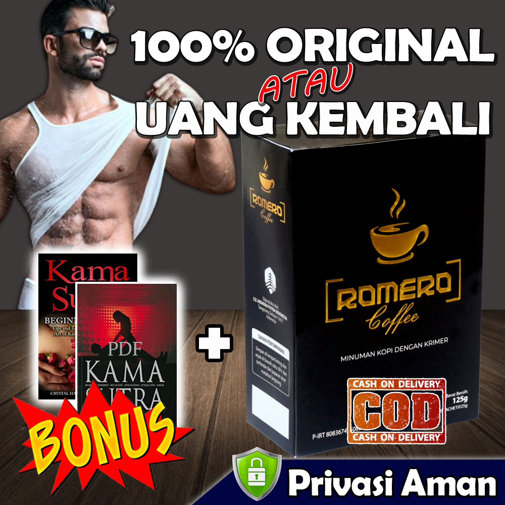 

Romero Coffee Kopi Stamina Pria Tahan Lama Vitalitas Lelaki Perkasa 100% BPOM Original & Halal