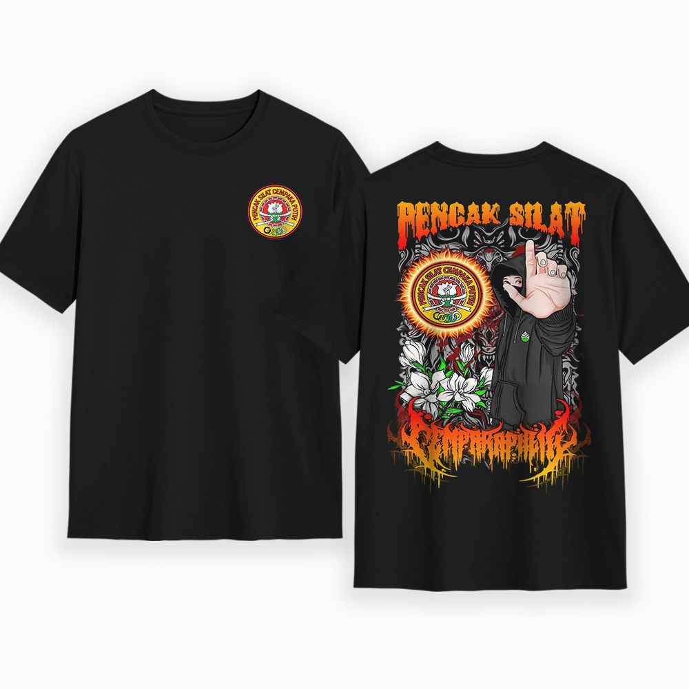 KAOS CEMPAKA PUTIH - KAOS PRIA DEWASA KAOS PENCAK SILAT CEMPAKA PUTIH