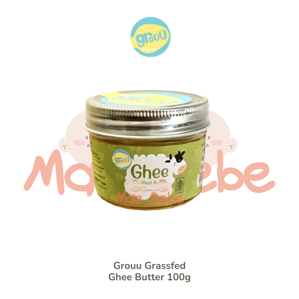 

Grouu Grassfed Ghee Butter BB Booster MPASI Mentega Rendah Laktosa 100g