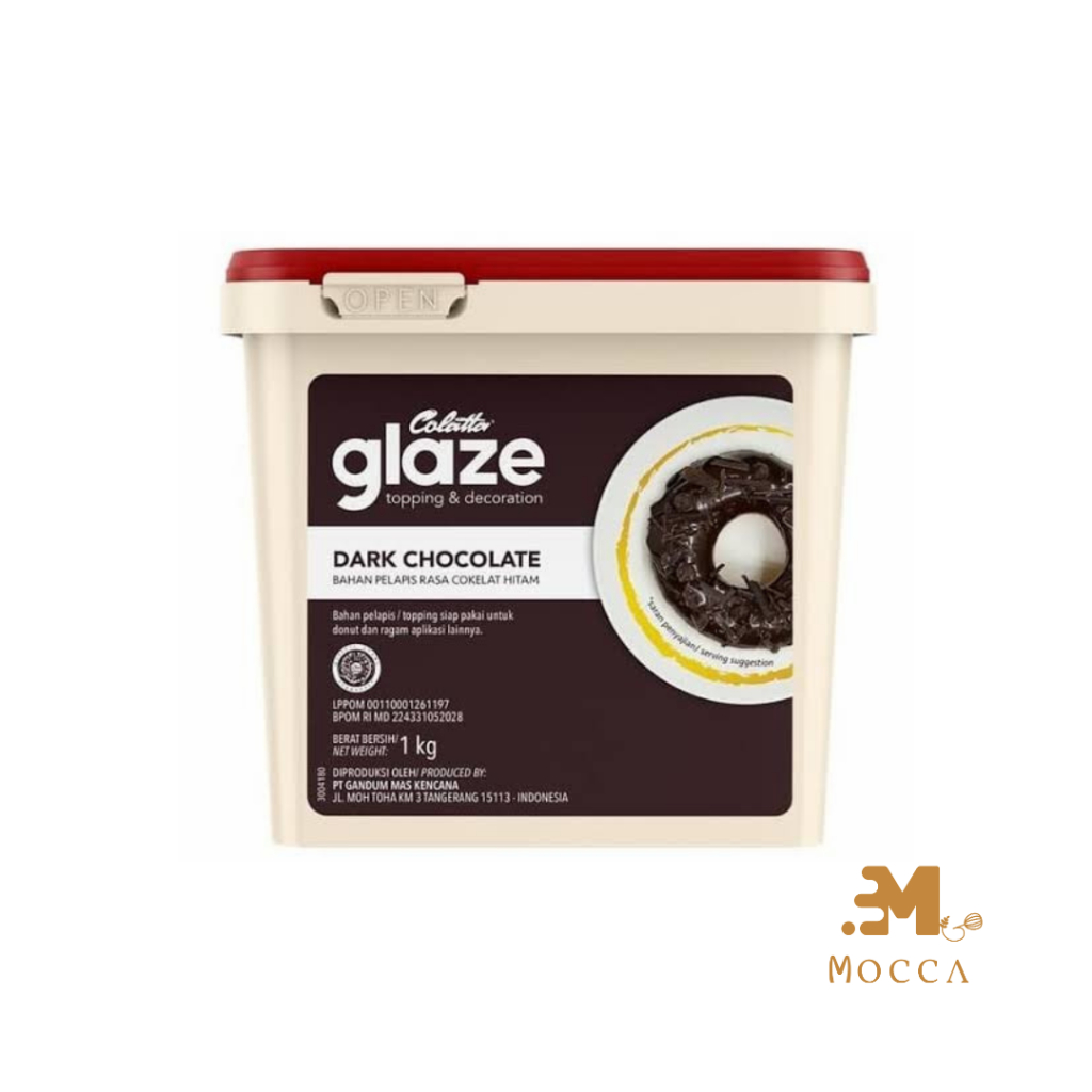 

COLATTA GLAZE DARK CHOCOLATE 1KG