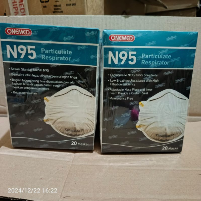 MASKER N95 ONEMED & NOUSMED ISI 20 PCS