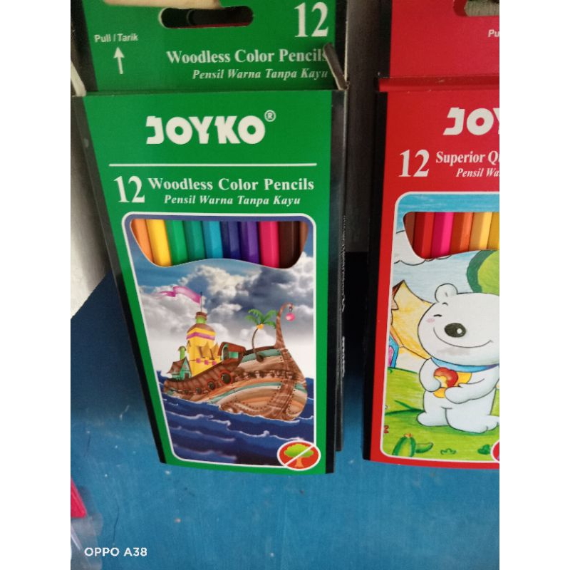 

pensil warna joyko warna hijau