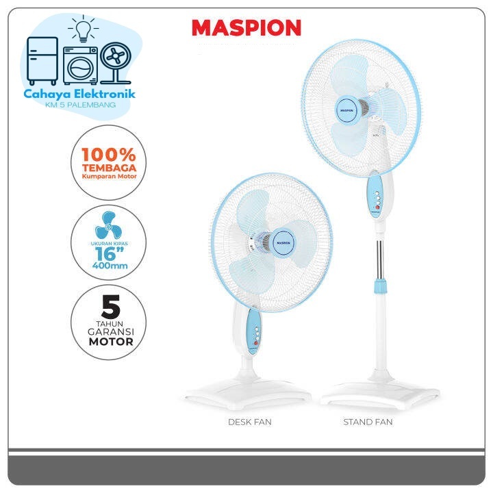 Stand Fan Maspion EX-167S/Kipas Angin Berdiri Maspion EX-167S