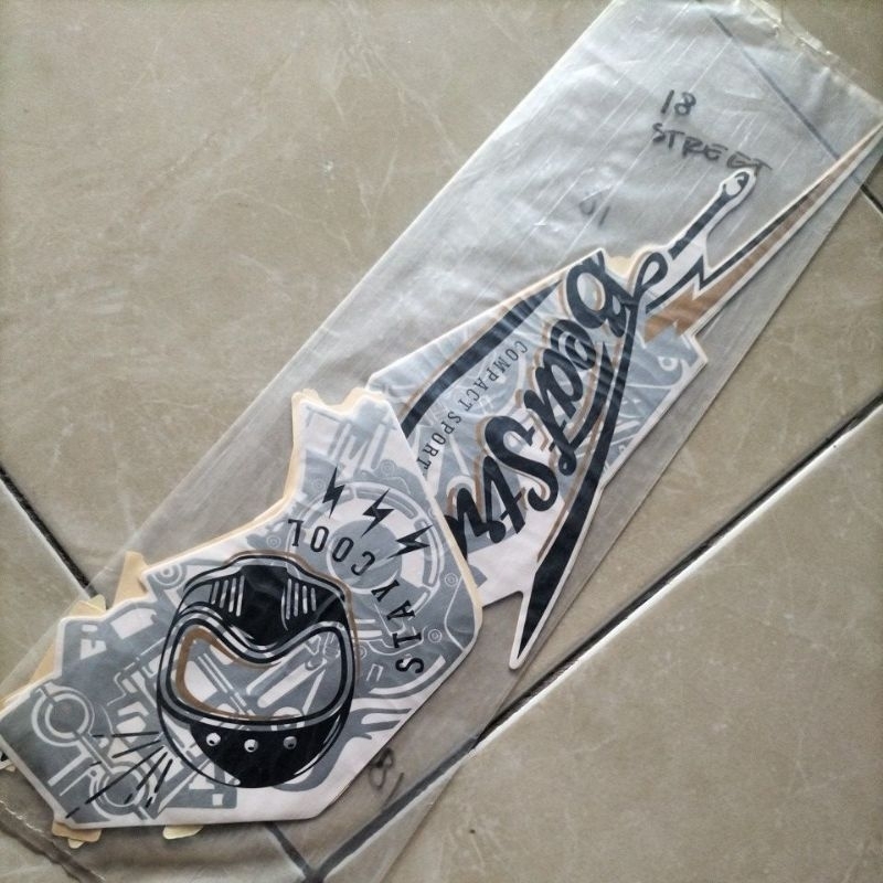 STRIPING MOTOR BEAT STREET TAHUN 2018 PUTIH | POLET MOTOR BEAT | STIKER MOTOR BEAT