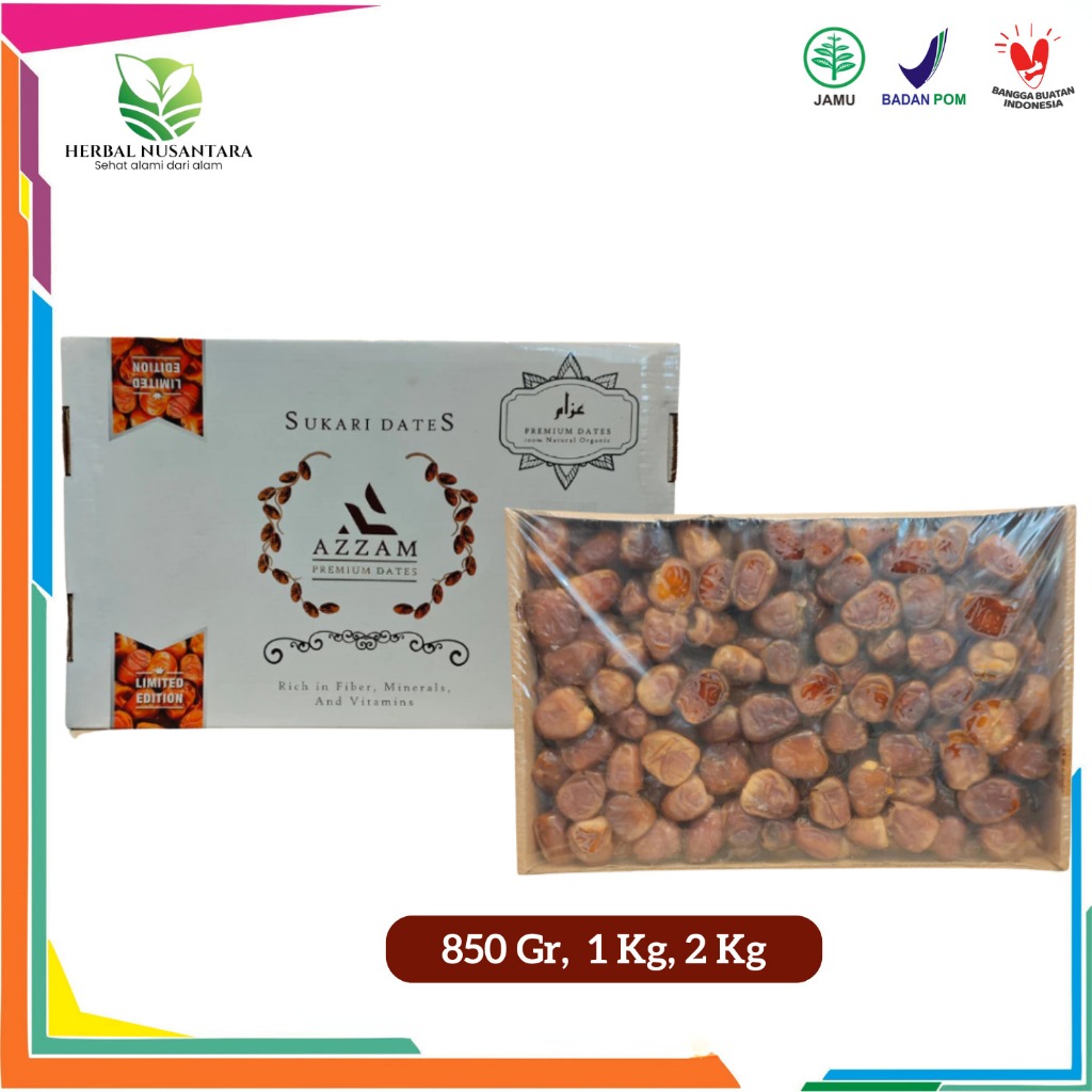 

Kurma Sukari Premium 850 Gram Castle Farm Premium Azzam