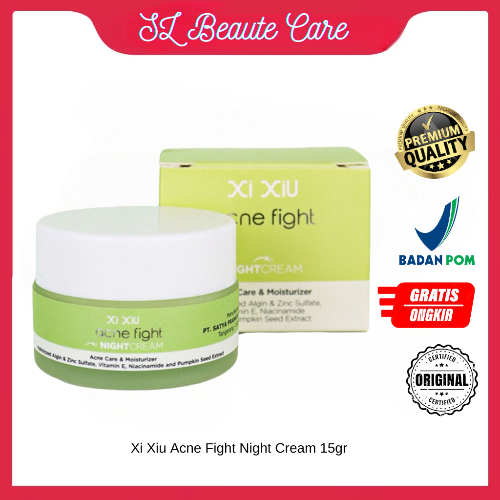 Xi Xiu Acne Fight Night Cream 15gr