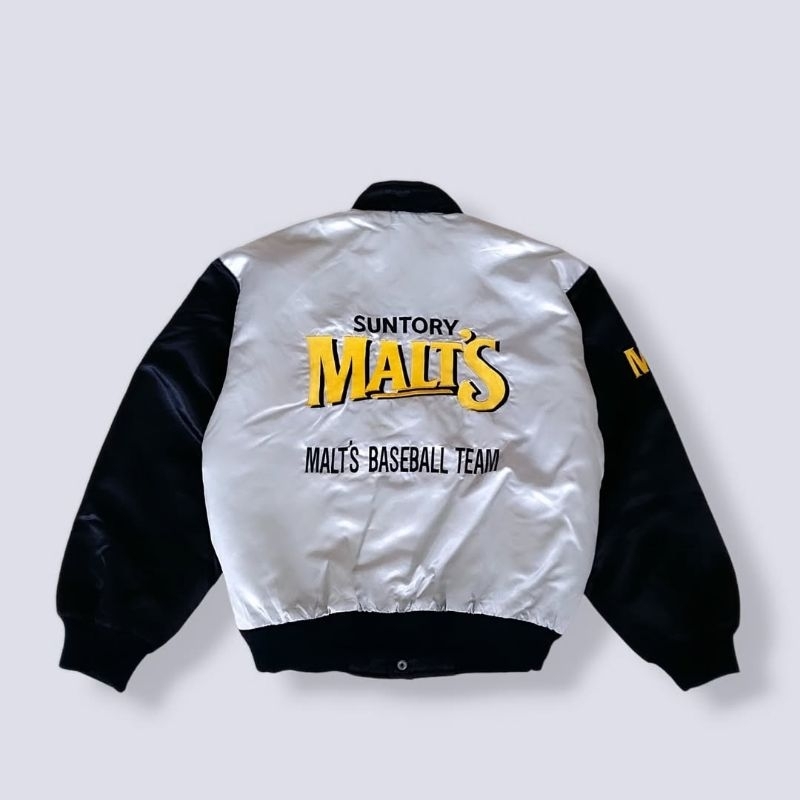 MALT'S SUNTORY BASEBALL VARSITY JACKET ( SECOND/BEKAS )