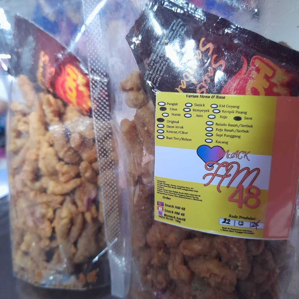 

Usus Crispy Original Saos Renyah Nikmat Murah 100g-250g