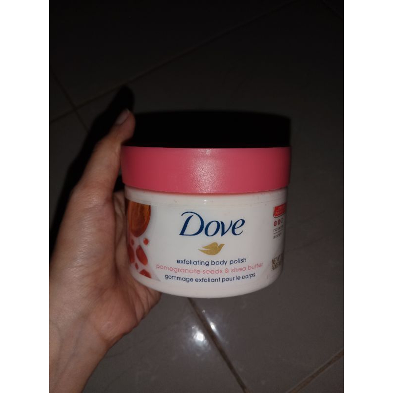 Dove Body Scrub Pomegranate (Dove Exfoliant Body Polish)