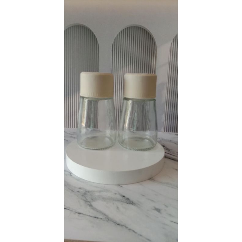 Botol Bumbu Dapur Unik Dispenser Bumbu otomatis Takar Tempat Wadah Botol Garam Lada Bubuk Cabe Bahan