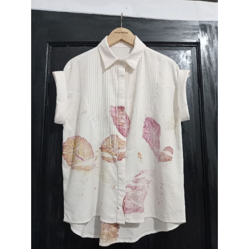 kemeja ecoprint
