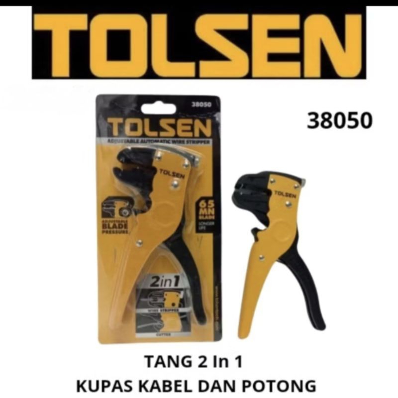 Tolsen Tang 2 In 1 Kupas kabel dan potong
