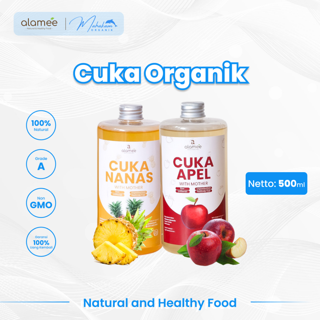 

ALAMEE Cuka Nanas Pinneapple Cider Vinegar Organik Apel Apple