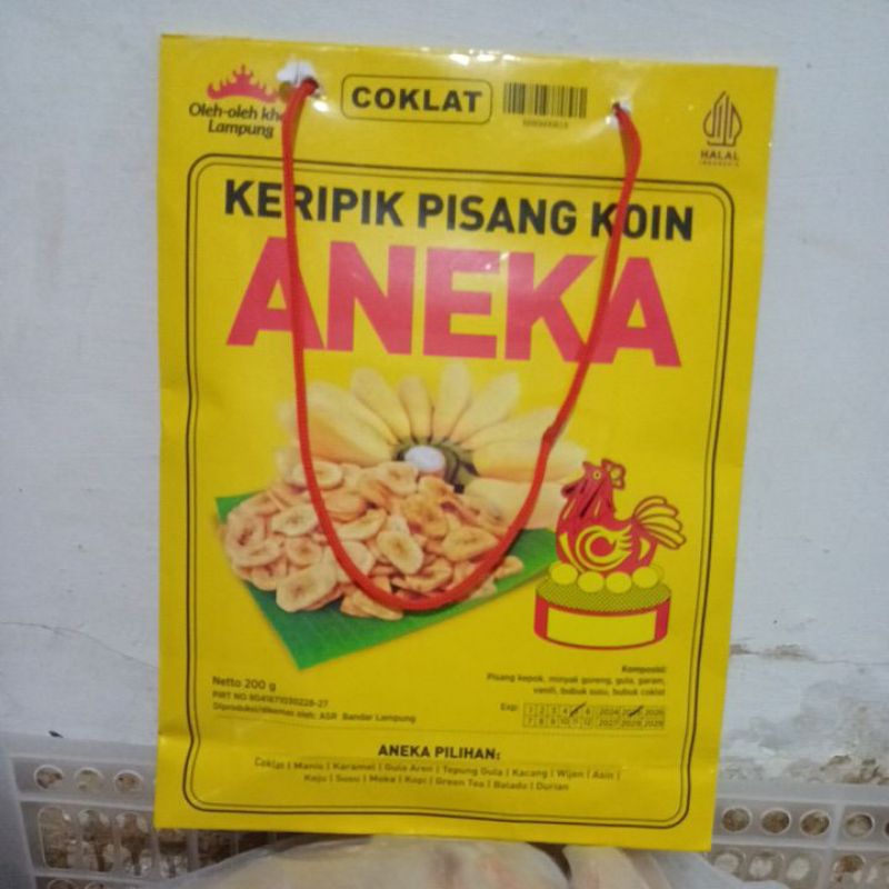 

keripik pisang koin aneka sari rasa lammpung 200gr