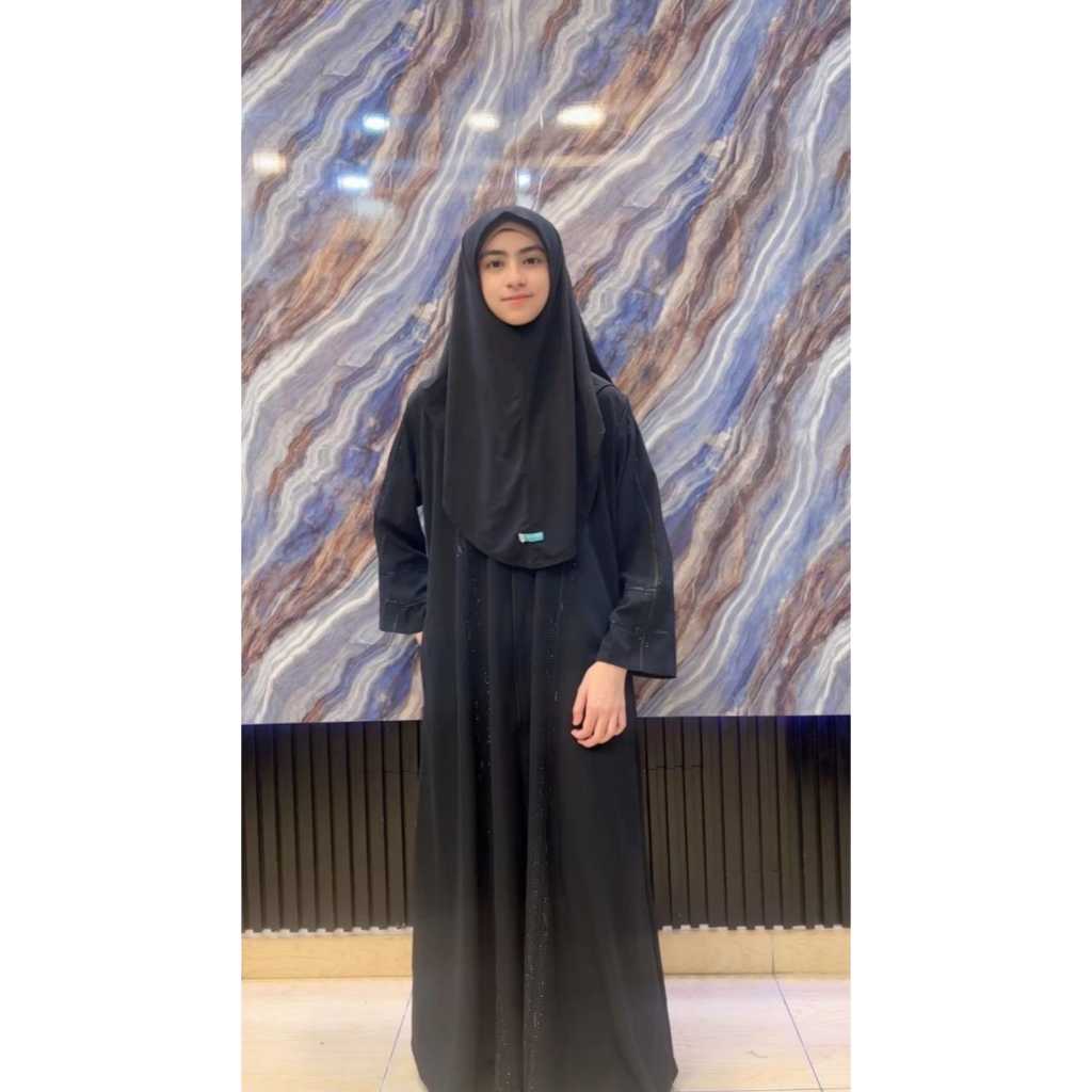 Gamis Abaya Hitam Arab lis 03