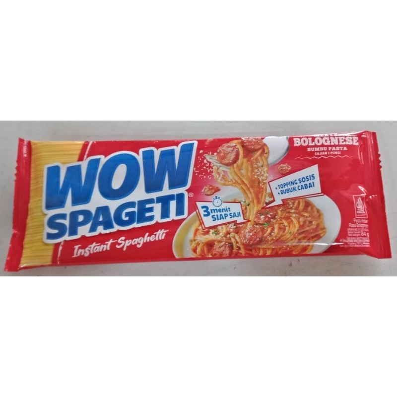 

wow spaghetti meaty bolognese 84gram