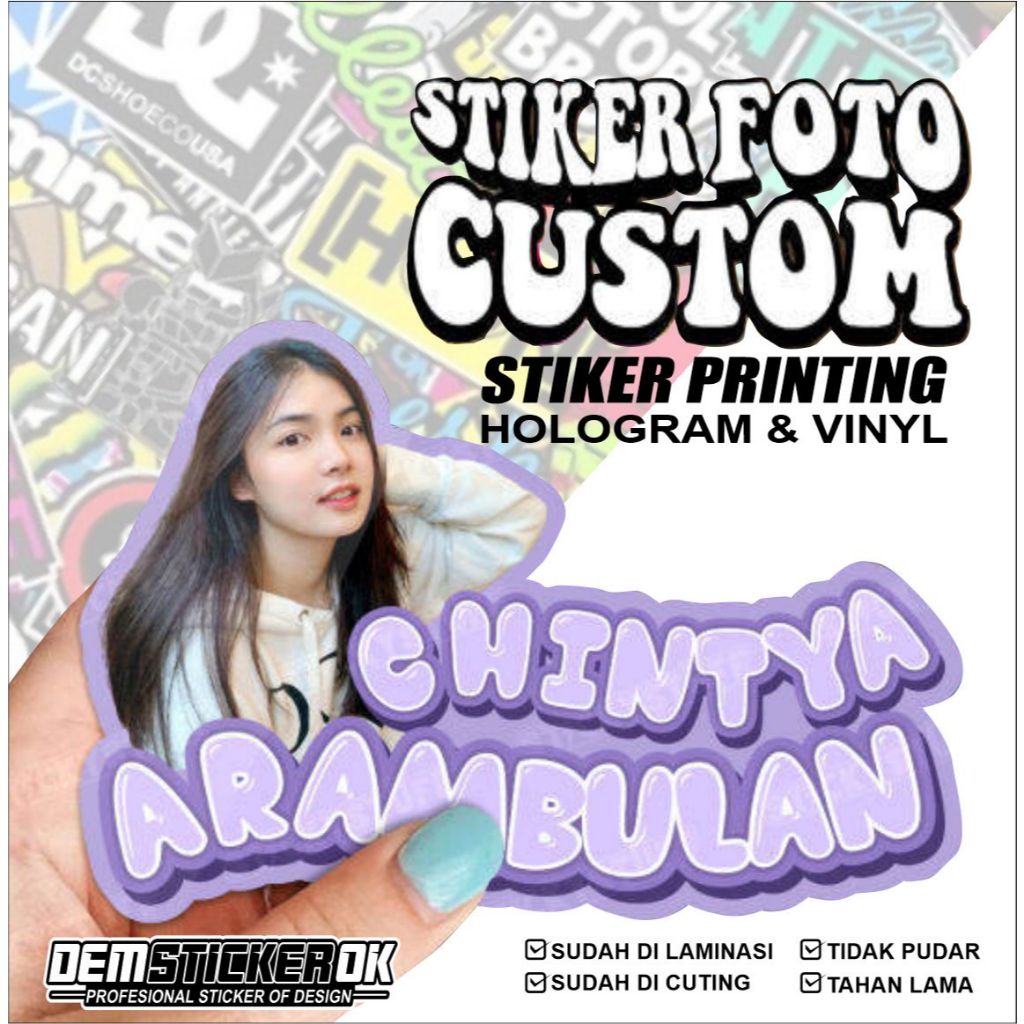 

STIKER CUSTOM FOTO DAN NAMA KAMU,STIKER KEREN DAN VIRAL TERMURAH DAN TERLARIS