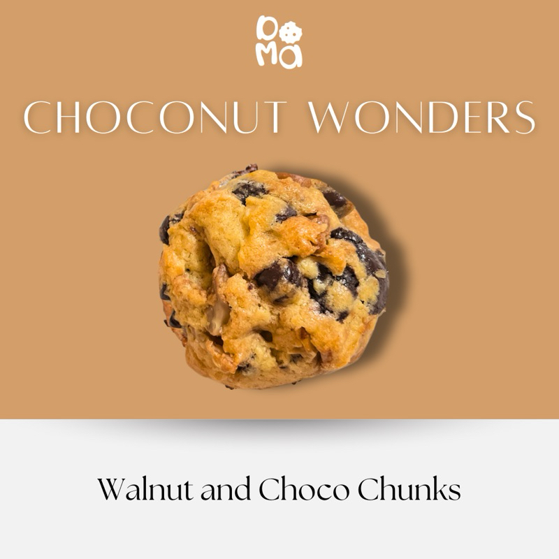 

DOMA DELIGHT - CHOCONUT WONDERS SOFT COOKIES (Walnut and Choco Chunks)