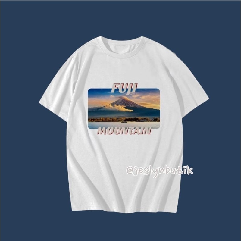 Kaos Fuji Mountain baju oleh jepang gambar FUJI GUNUNG BAJU SOUVENIR