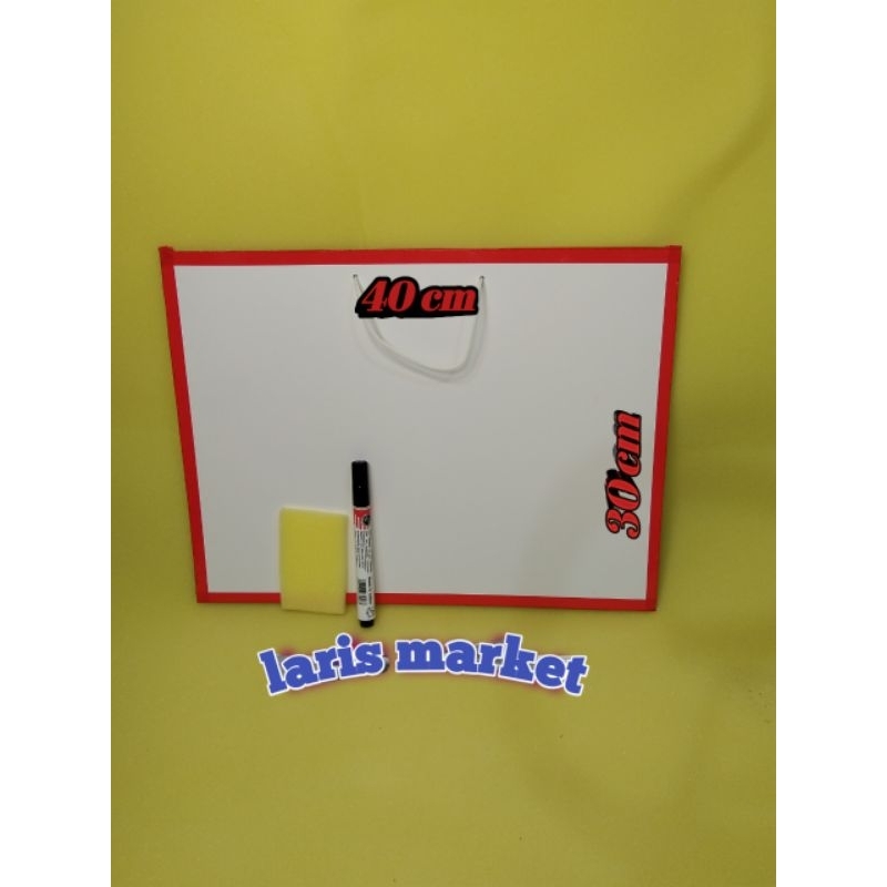 

papan tulis anak/white board anak free spidol dan penghapus