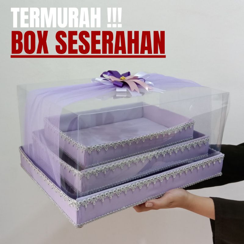 

KOTAK HANTARAN 1 SET BOX HANTARAN SESERAHAN PERNIKAHAN / KOTAK KADO