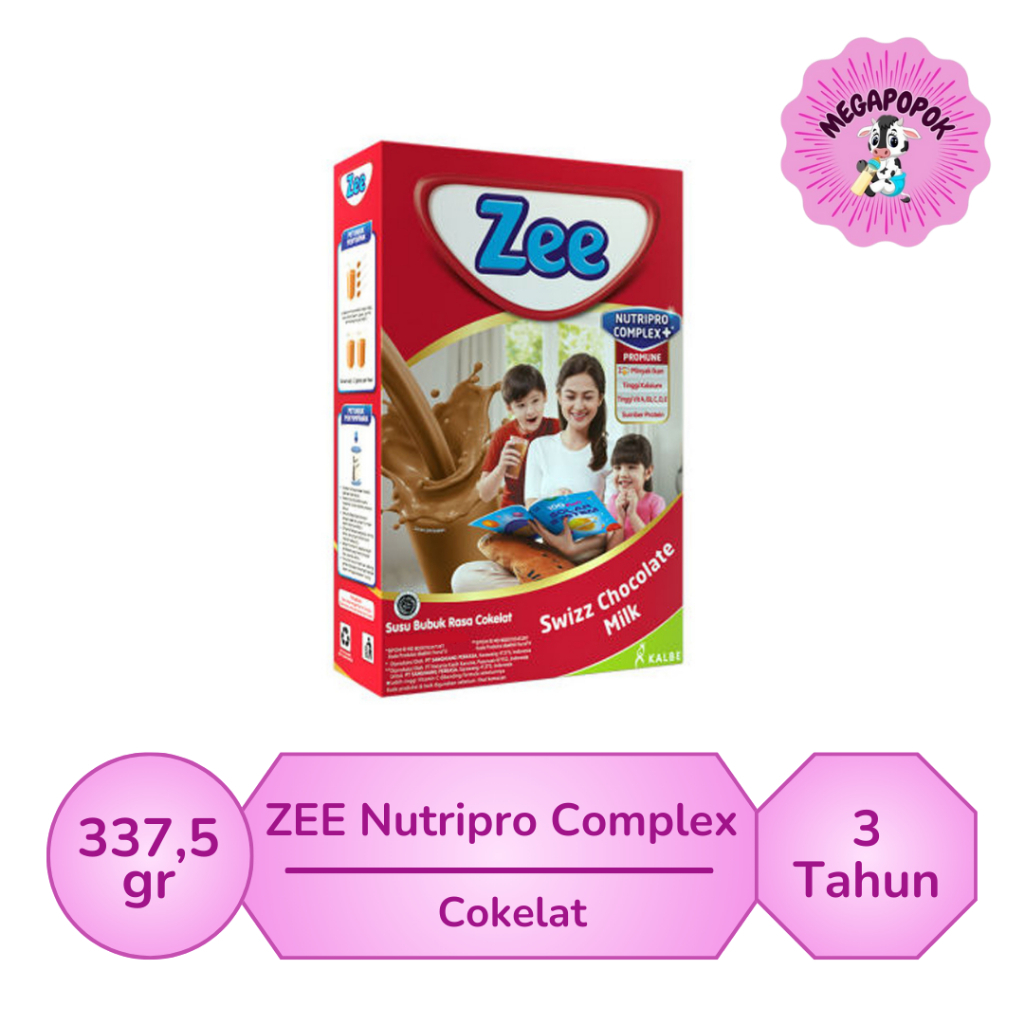 

ZEE Nutripro Complex Rasa Madu/Coklat/Vanila/Strawberry Reguler Box 337,5gr/megapopok