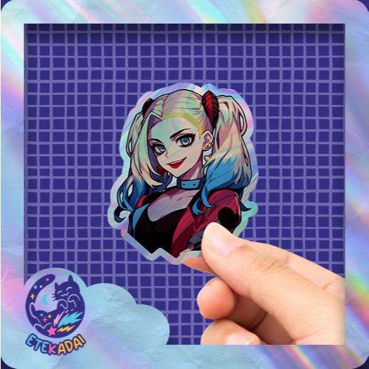 

Stiker Hologram Harley Quinn