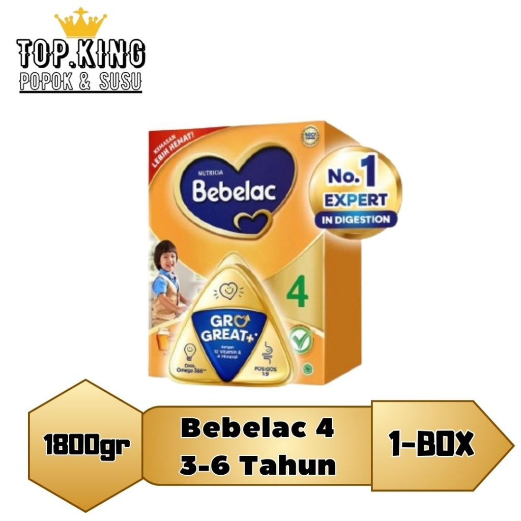 

bebelac 4 usia 3-6 tahun MADU1800gr VANILA1800gr/top.kingg