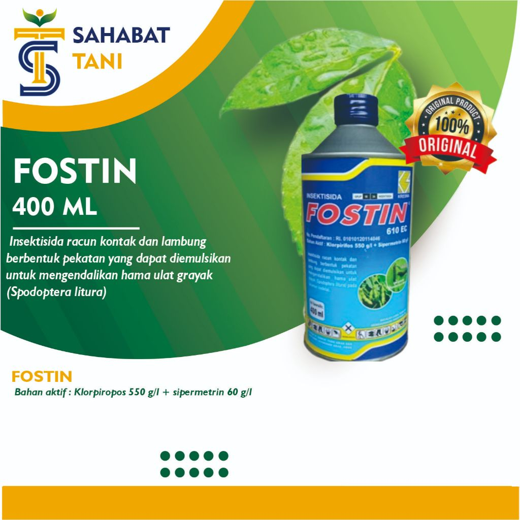 FOSTIN 610 EC 400 ML INSEKTISIDA / FOSTIN 400ML