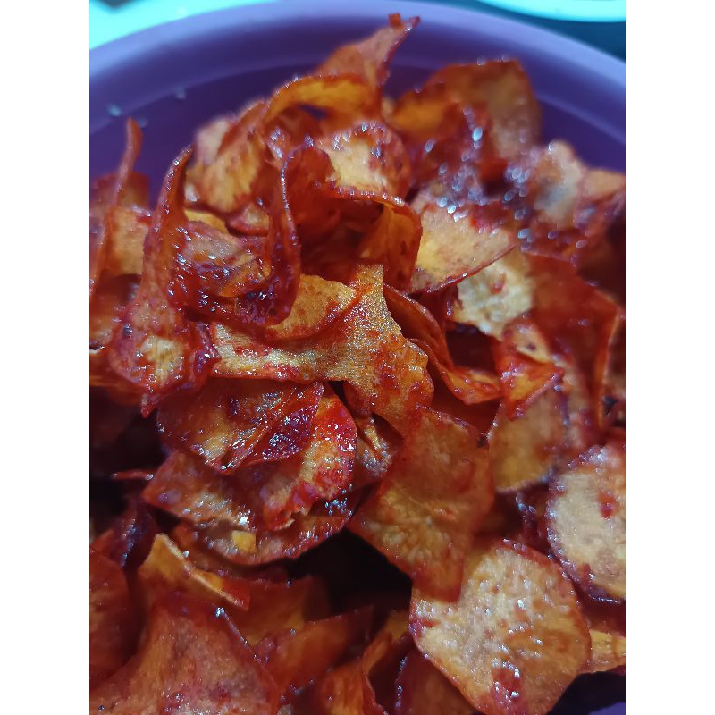 

KERIPIK SINGKONG BALADO PEDAS