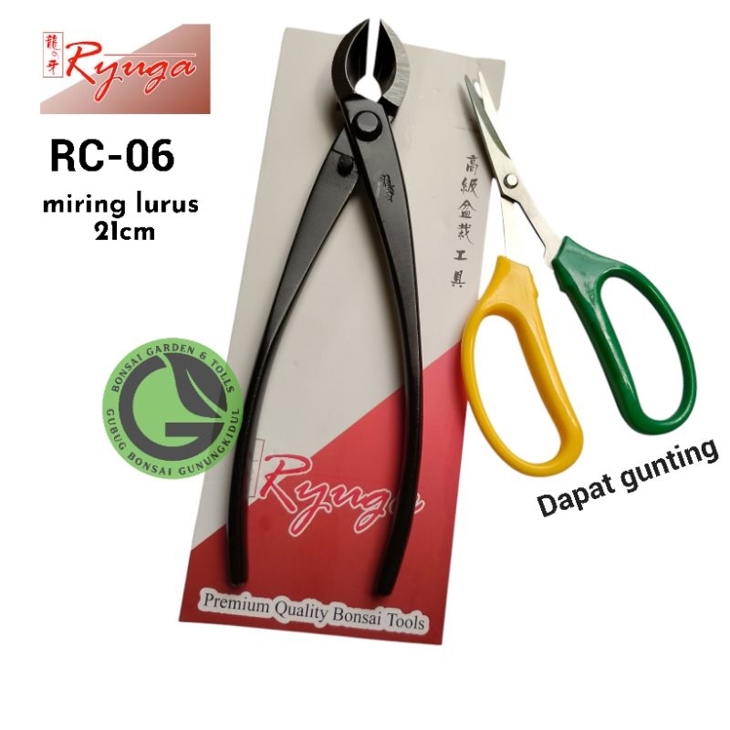 Catok bonsai RYUGA RC-06 krekut miring lurus original