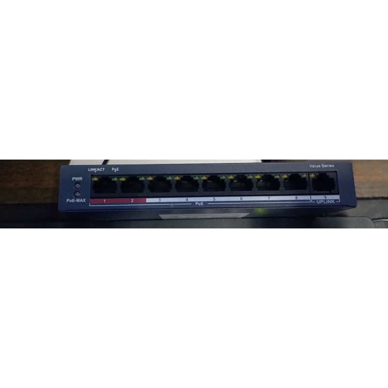 HIKVISION ETHERNET SWITCH POE 8 PORT