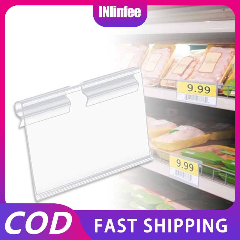 

Isi Tag Holder Price Rail /Tempat Label Plastik Bening