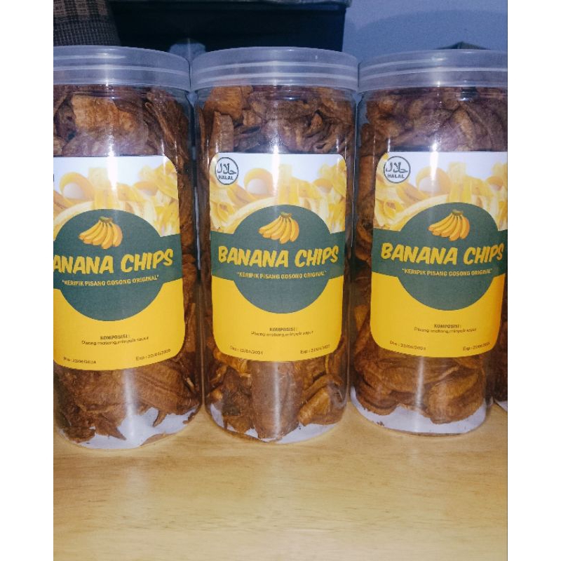 

Banana chips kemasan traveling 1300ml