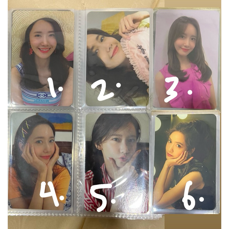 SNSD GIRLS GENERATION YOONA PC PHOTOCARD OFFICIAL