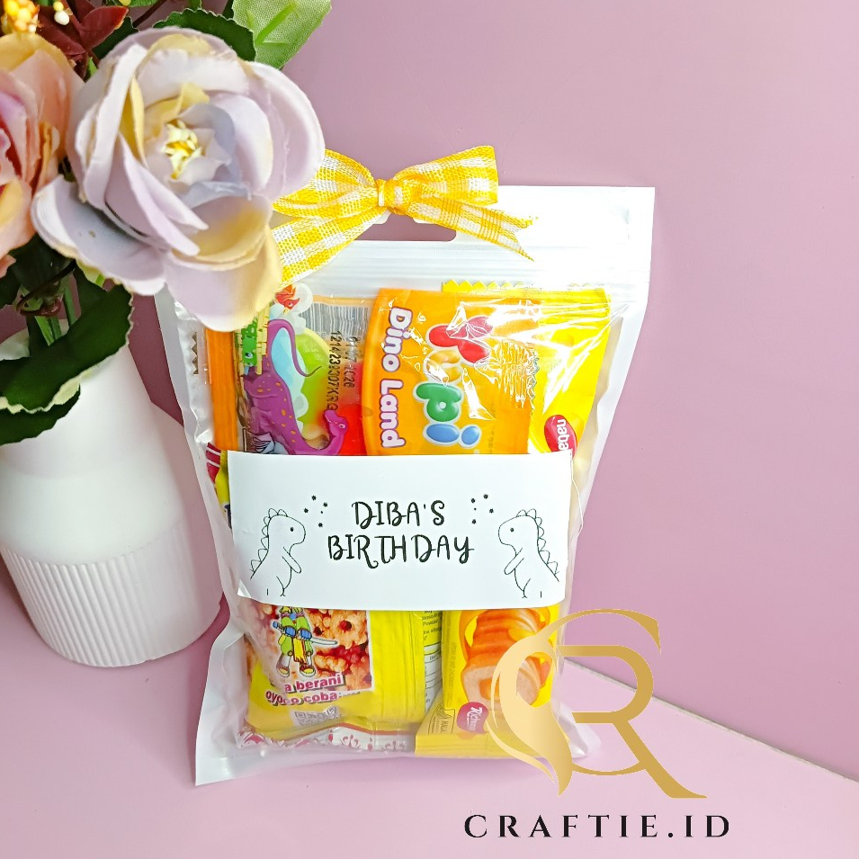

Craftieid Mini Gift Snack Tema Kuning / Mini Gift/ Hampers Snack / Snack Ultah/Freebie Snack