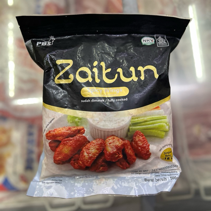 

Zaitun Spicy Wings 500gr