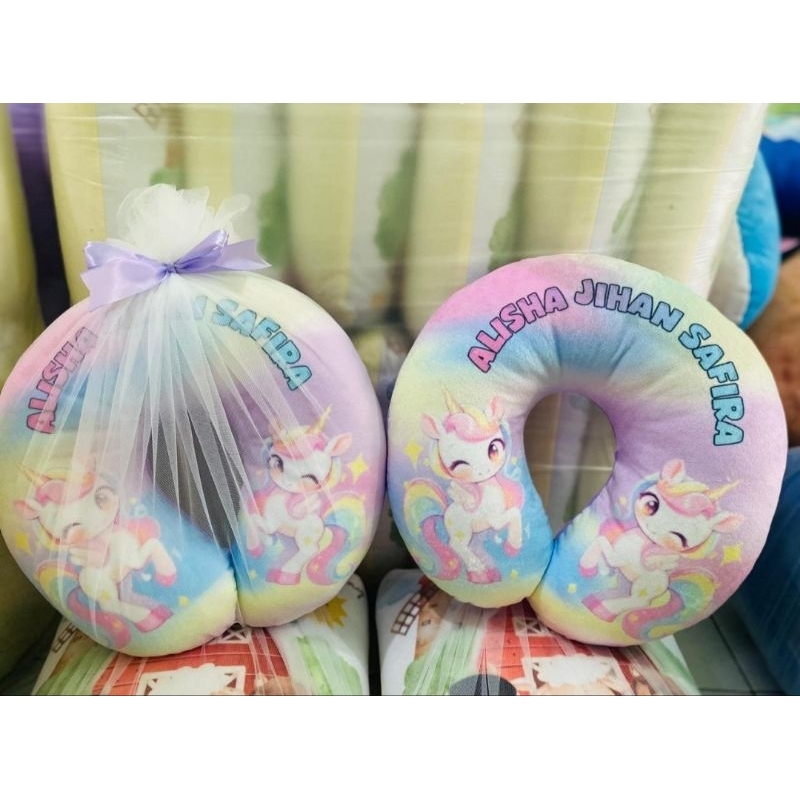 SOUVENIR ULANGTAHUN SOUVENIR ULTAH SOUVENIR ULANGTAHUN ANAK  UNIK SOUVENIR BANTAL LEHER