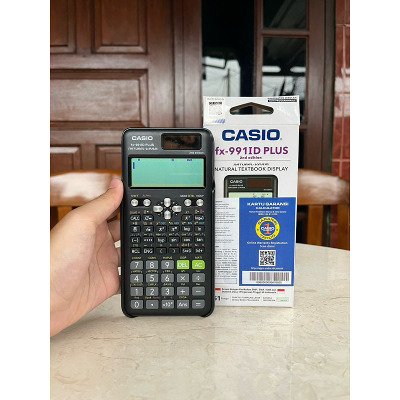

Kalkulator Ilmiah CASIO FX-991 ID PLUS Original Preloved