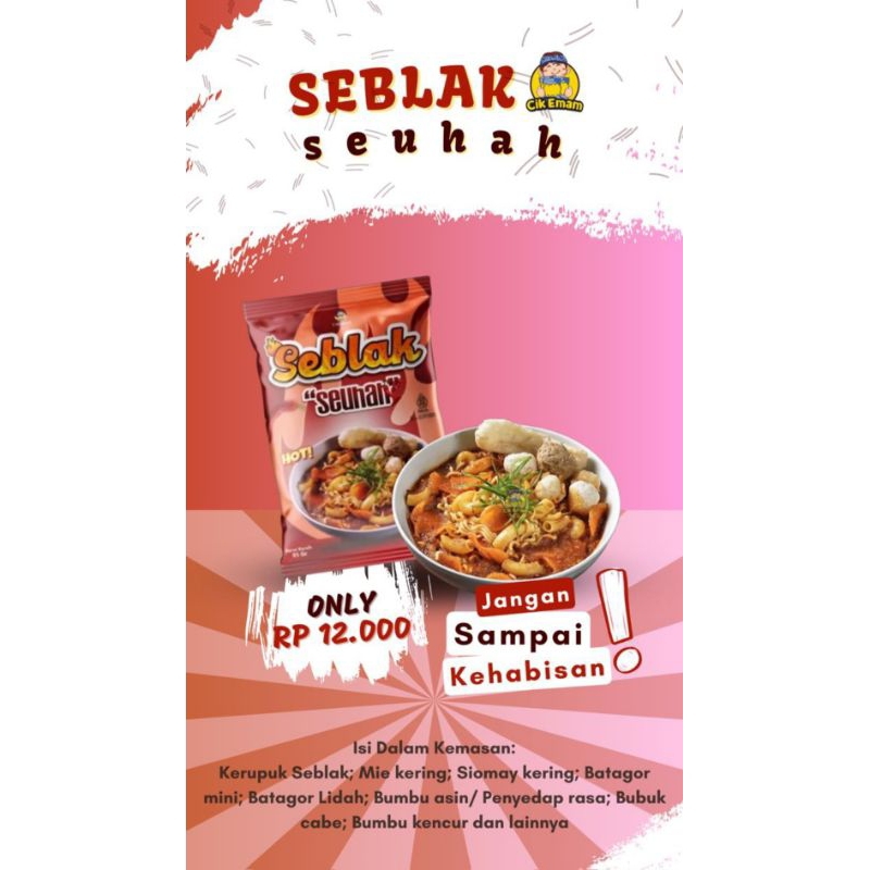 

Cikemam Seblak Seuhah