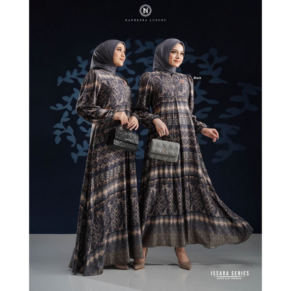 GAMIS TERBARU // ISSARA SERIES NADHEERA LUXURY TERBARU // DRESS NADHEERA LUXURY // DRESS // NADHEERA