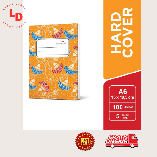 

Buku Paperline Hard Cover 100 A6 (1 Buku)